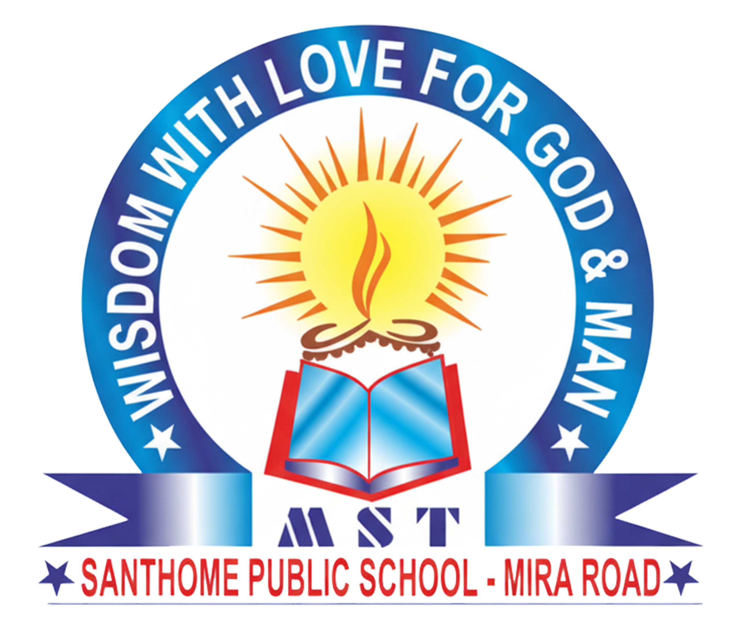 Santhome public school logo